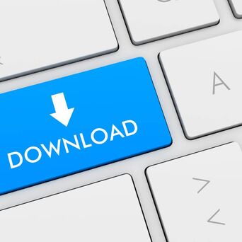 Eine Downloadtaste auf der Tastatur führt Sie zu Links und Downloads von o.t.n